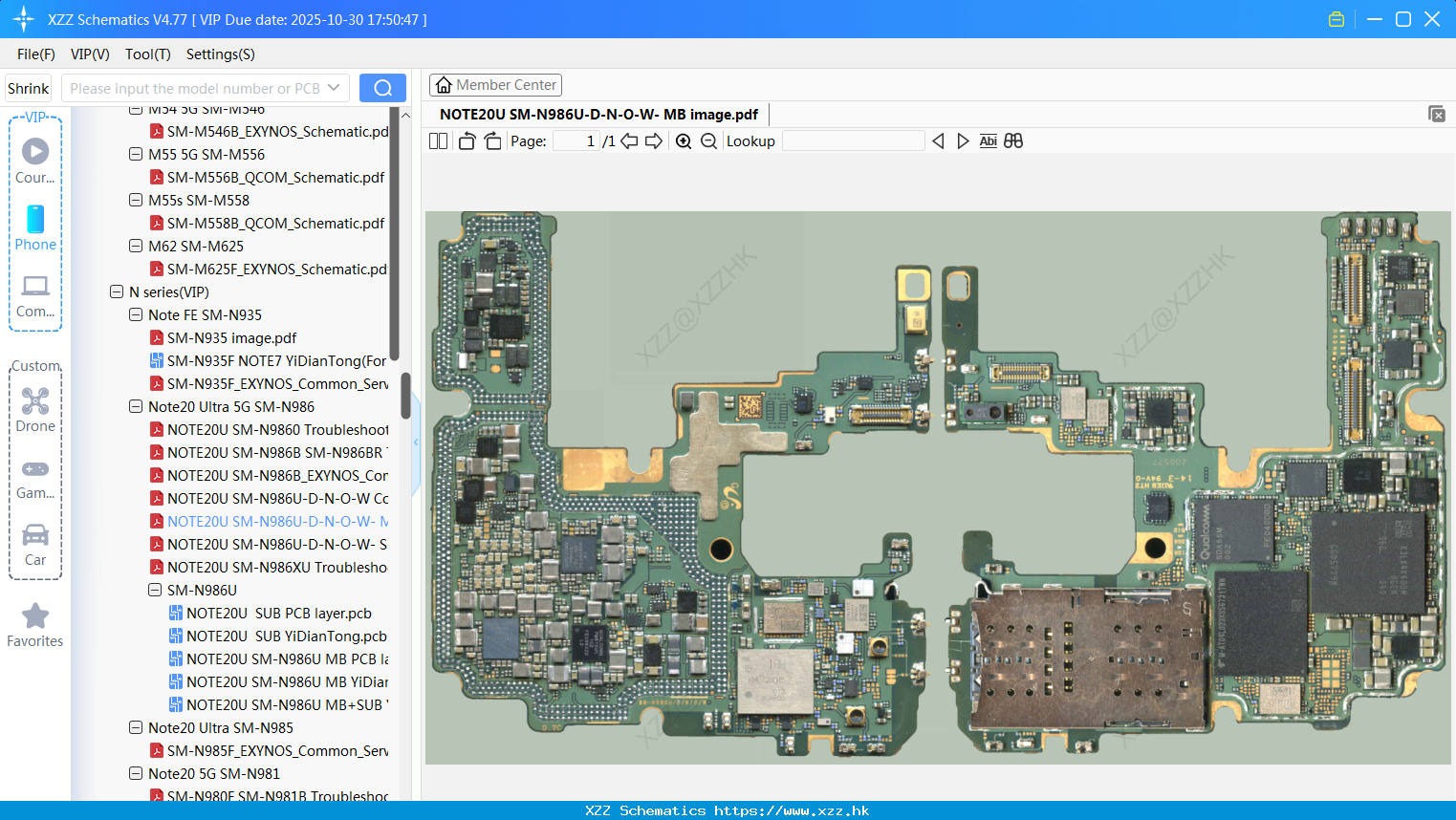 Samsung NOTE20U SM-N986U-D-N-O-W- MB Image